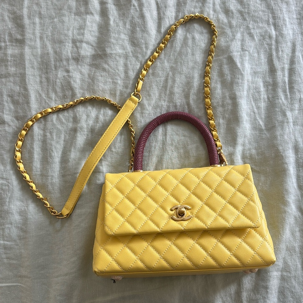 Yellow Chanel Purse